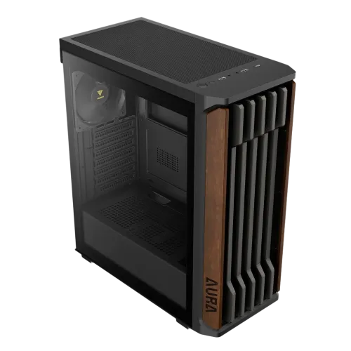 Gamdias AURA GC11 WOOD Mid-Tower ATX Gaming Casing