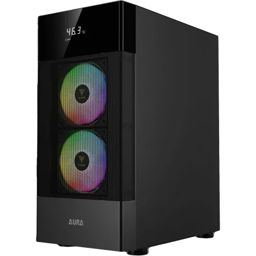 Gamdias AURA GC5 ELITE ARGB ATX Mid-Tower Gaming Casing With Digital Display
