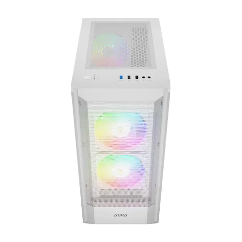 Gamdias AURA GC6 WH ARGB ATX Mid-Tower Gaming Casing