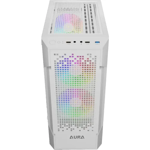 Gamdias AURA GC7 WH ARGB ATX Mid-Tower Casing With 250W PSU