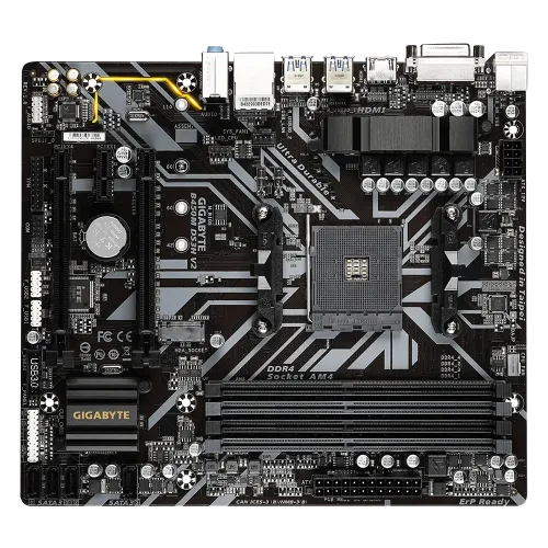 Gigabyte B450M DS3H V2 AMD AM4 Micro ATX Motherboard