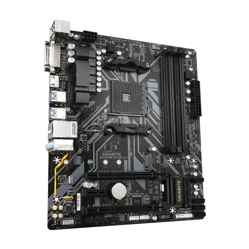 Gigabyte B450M DS3H V2 AMD AM4 Micro ATX Motherboard