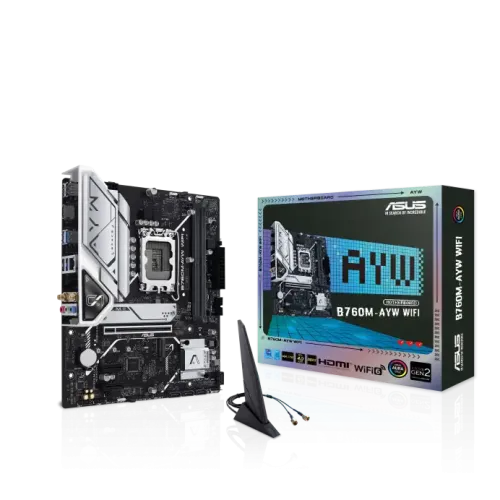 ASUS B760M-AYW WIFI mATX Motherboard