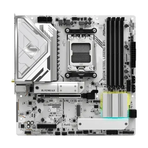 ASRock B850M STEEL LEGEND WIFI AM5 DDR5 mATX Motherboard