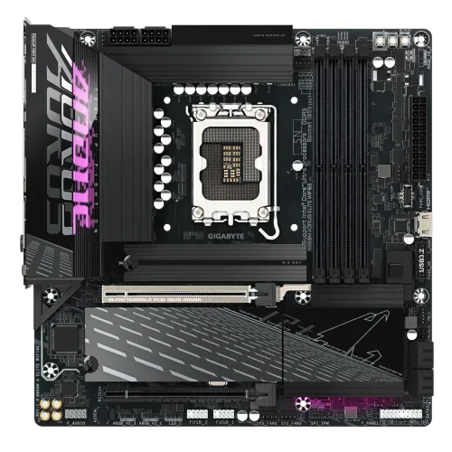 GIGABYTE B860M AORUS ELITE WIFI6E LGA1851 Micro ATX Motherboard