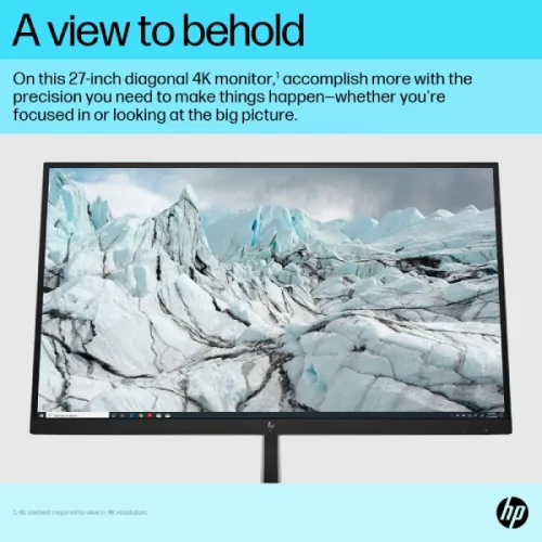 HP E27K G5 27" 4K UHD IPS Type-C Monitor