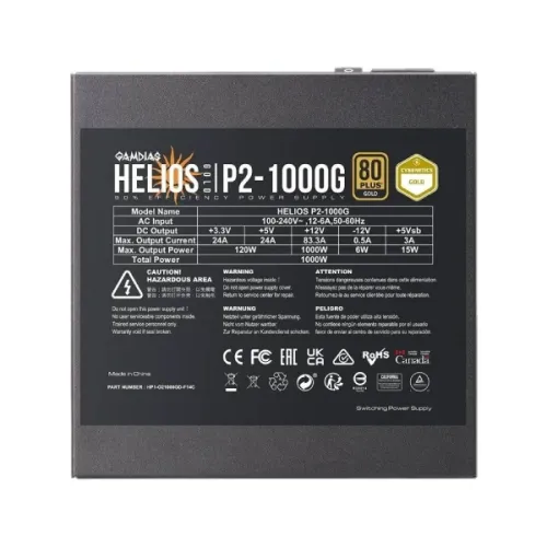 Cooler Master GX2 750W 80 Plus Gold ATX Power Supply