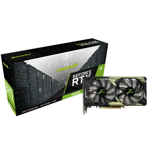 Manli GeForce RTX 3050 6GB Nebula Twin GDDR6 Graphics Card