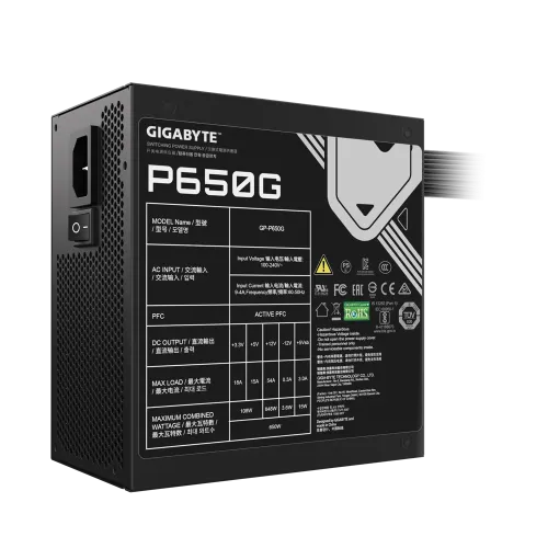 Antec G650 650W 80 Plus Gold Semi Modular Power Supply