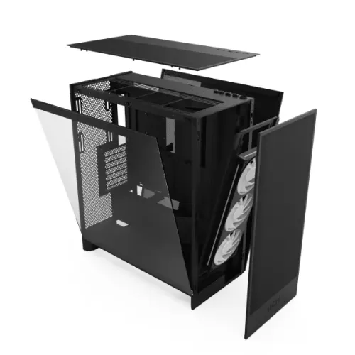 NZXT H7 Flow RGB 2024 Mid-Tower ATX Airflow Casing With 360 RGB Fan