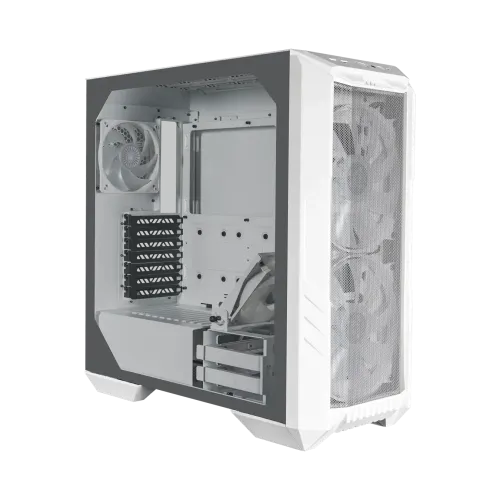 Cooler Master HAF 500 Mid Tower RGB Gaming Case White