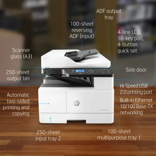 HP LaserJet MFP M443nda Multifunction Mono Laser Photocopier
