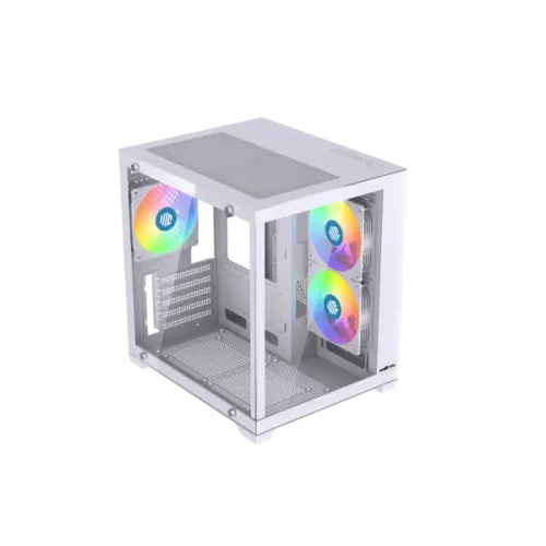 Maxcool Inferno MC5 Mid Tower Micro ATX Gaming Casing White