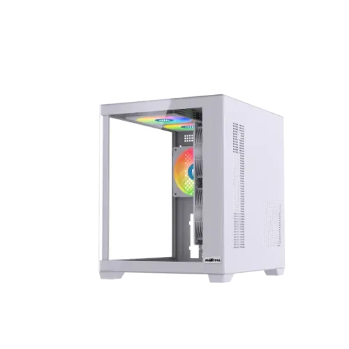 Maxcool Inferno MC5 Mid Tower Micro ATX Gaming Casing White