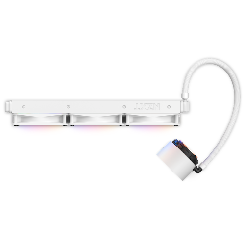 NZXT Kraken Elite 360 RGB 360mm AIO Liquid CPU Cooler White with LCD Display