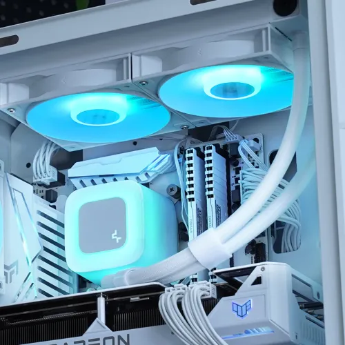 DeepCool LE240 V2 240mm ARGB All-in-One Liquid CPU Cooler White