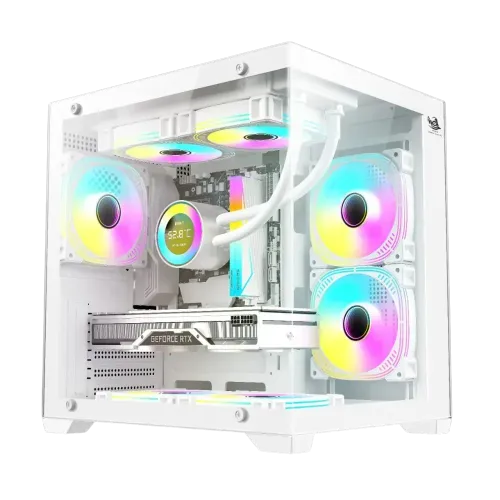 ARS Legend 171 V2 ARGB M-ATX Mid Tower Gaming Casing White