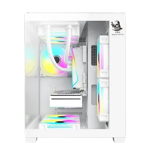 ARS Legend 171 V2 ARGB M-ATX Mid Tower Gaming Casing White