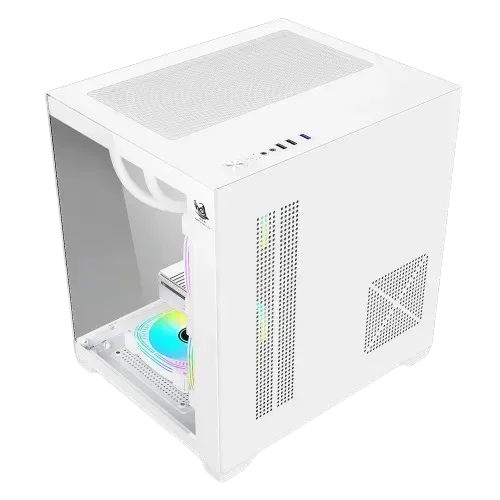 ARS Legend 171 V2 ARGB M-ATX Mid Tower Gaming Casing White