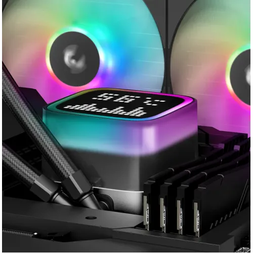 Deepcool LP240 240mm ARGB All-in-One Liquid CPU Cooler With Display