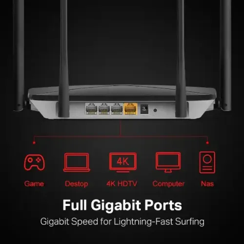 Tenda HG6 N300 Wi-Fi GPON ONT Router