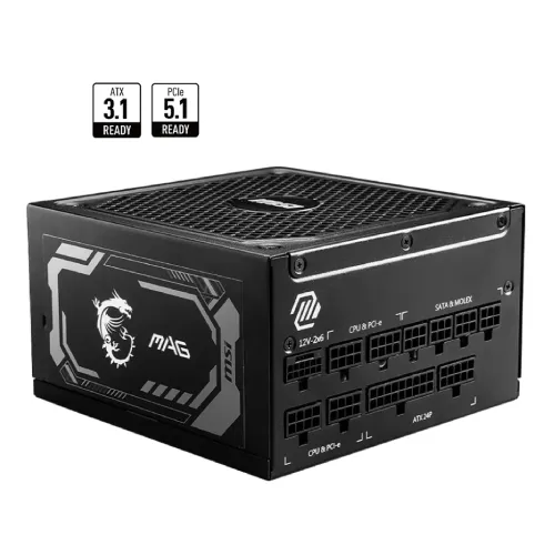 Gamdias HELIOS P2A-1300G 1300W ATX 3.1 & PCIE 5.1 80+ Gold Full Modular Power Supply