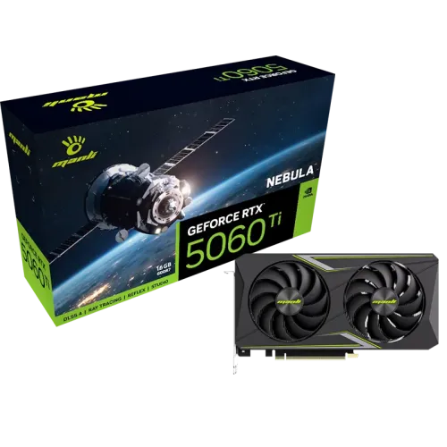 Manli Nebula GeForce RTX 5060 Ti 16GB GDDR7 Graphics Card