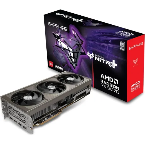 Sapphire NITRO+ AMD Radeon RX 9070 Gaming OC 16GB GDDR6 Graphics Card