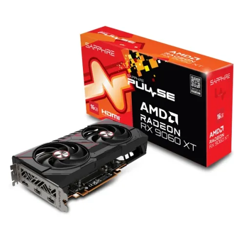 Sapphire Pulse AMD Radeon RX 9060 XT GAMING OC 16GB GDDR6 Graphics Card