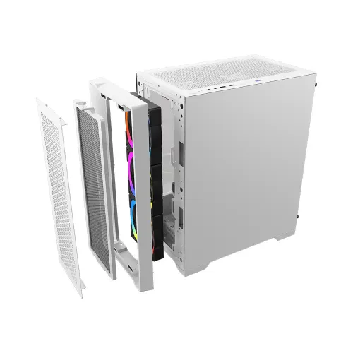 1STPLAYER T4 White mATX Gaming Casing