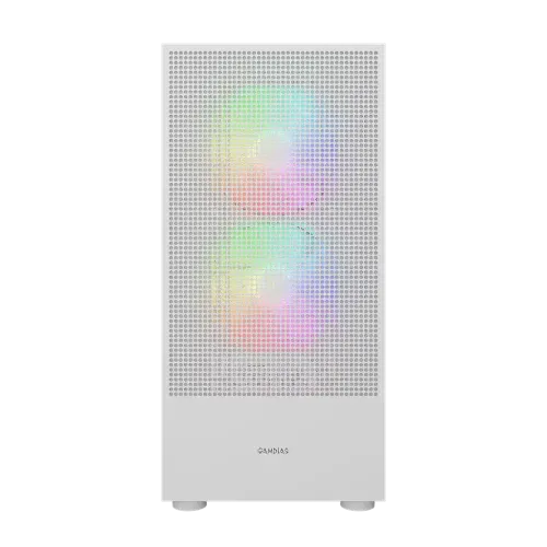 Gamdias TALOS M3 MESH WH ARGB ATX Mid-Tower Gaming Casing