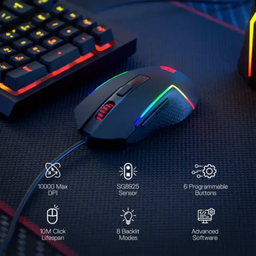 Aula F816 RGB Wired Gaming Mouse