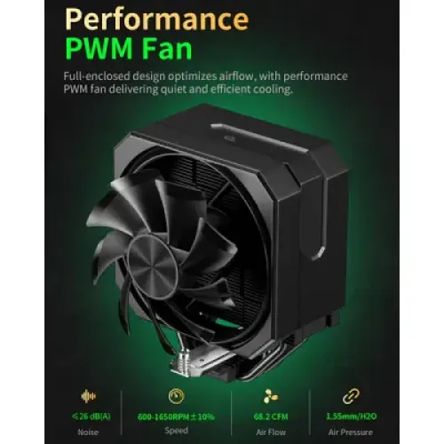 upHere UP1K4 120mm Air CPU Cooler