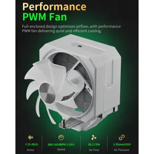 upHere UP1TC4C ARGB 120mm Air CPU Cooler