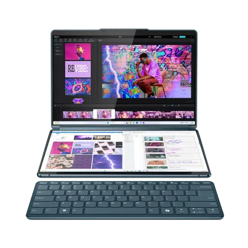 Lenovo Yoga Book 9 13IMU9 Core Ultra 7 155U Dual 13.3" 2.8K AI Integrated Touch Laptop With Windows 11 Pro